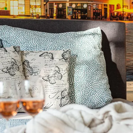 Luxus Sauna Balkon Küche Zentral Apartment Rostock